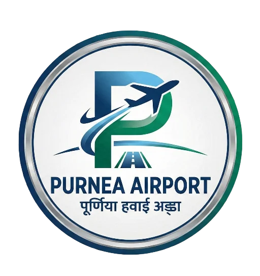 Purnea Airport Website Official logo